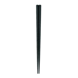 【メール便対応】曙産業　抗菌六角すべり止め箸22.5cm　黒　【品番：PM-373】