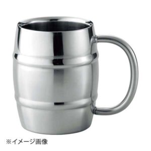 18-8 タル型 二重マグカップ 300ml