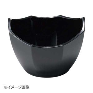 デザートカップ トライタン 八角 黒 M11-773