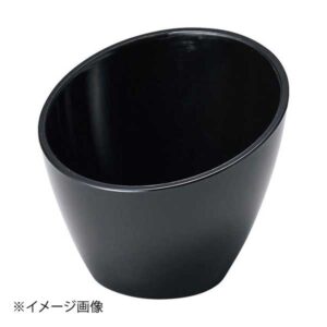 デザートカップ トライタン ハス切 黒 M11-781