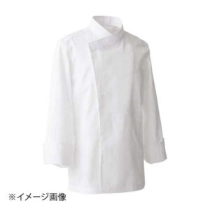 コックコート(男女兼用)長袖 AA215-0 ホワイト M