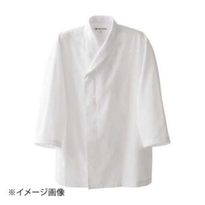 和コート(男女兼用)長袖 AA217-0 ホワイト 3L