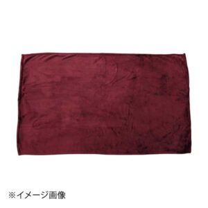 EBM フランネルひざ掛け レッド