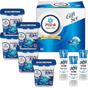 【送料無料】P＆G |アリエールジェルボールプロギフトセット|PGJA-50E 日用消耗品 洗剤 柔軟剤 クリーナー 洗濯用洗剤 柔軟剤 法事 香典返し 葬儀返礼 お返し 快気祝い 新築内祝い 引き出物 成人の日 お中元 お歳暮 友人 上司 親戚【szt】
