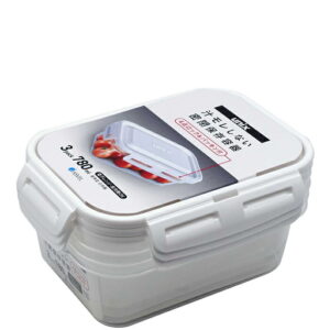 タイトロック 長角L 780ml ホワイト 3個入 3709 アスベル 4974908370991 長角 密閉保存容器 汁モレ防止 ロック機能 保存容器 プラスチック製 収納便利 キッチンアイテム 使いやすい おしゃれ 食材保存 キッチン収納 3個入り ホームキッチン キッチン収納グッズ