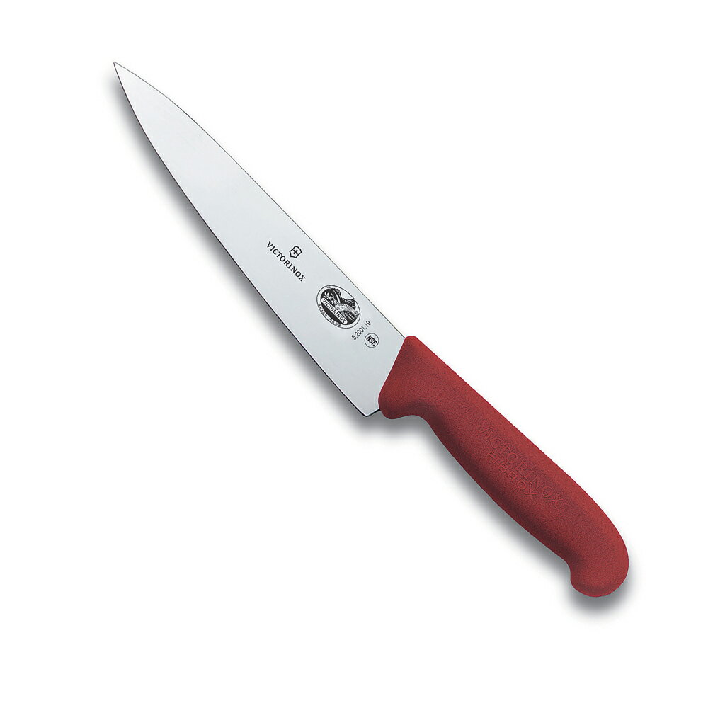 【期間限定ポイント5倍!5/16 1:59迄】VICTORINOX 5.2001.19GB シェフナイフ(牛刀)19cm レッド ビクトリノックス 包丁 ナイフ