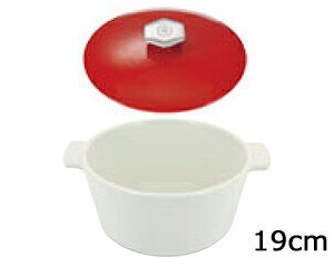 REVOL レヴォル レヴォル　レヴォリューション2　ラウンドココット（ペッパーレッド蓋）　19cm　649801