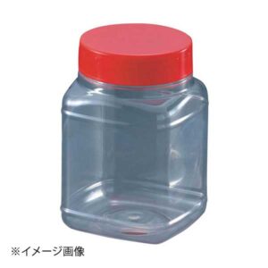 PET 食品ボトル 赤 ミニ角