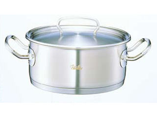 Fissler フィスラー 18-10キャセロール/80−138(蓋付) 32cm