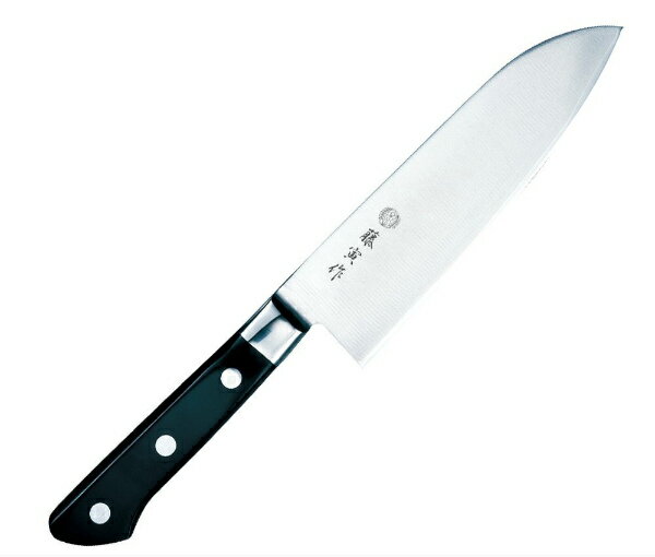 FU-503 藤次郎 藤寅作 三徳 170mm DPコバルト合金鋼割込シリーズ(口金付) 【FU503 F-503 三徳包丁 Tojiro】