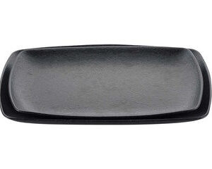 天目砂鉄　角皿　28cm