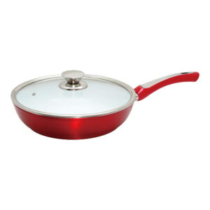 日本洋食器 KEVNHAUN(ケヴンハウン) D&S シャイニーセラミックフライパン 28cm ガラス蓋付