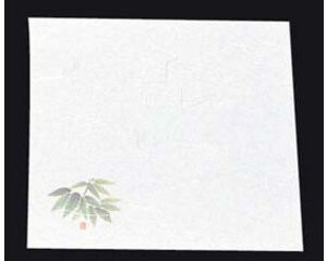artec アーテック 新松花堂　敷懐紙　四寸（100枚入）NY?1　笹
