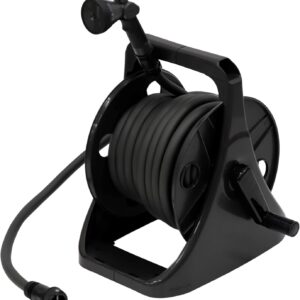 ホースリール 20m巻き たっぷり水が出る 大水量ノズル さらさらホース モノトーン「Gアクア205DN PRQ-205DN」グリーンライフ