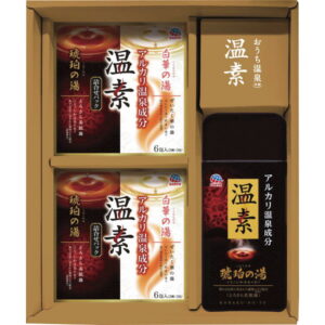 お買い物マラソン 5と0のつく日 「アース製薬　温素ギフトセット」お返し 内祝い 内祝 お祝い 祝い 出産 結婚 仏事 快気 お見舞い 香典返し 新築 ギフト セット