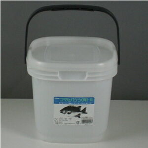 お買得品　コマセバケツ　（角）　5L (釣り具）