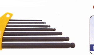 パオック 六角棒レンチ・ロングボールポイント 7pcs HK-7LBM