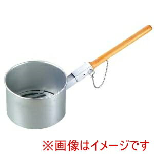 【トオヤマ】トオヤマ 鉄鋳物目皿付 ジャンボ火起し 木柄差込式 特大 φ240