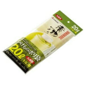 リス つけものポリ袋 2枚入 漬物袋 丸樽用 20L 1斗 クリア