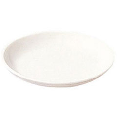 エンテック ポリプロピレン製 食器 ポリプロ給食皿 14cm 白 No.1710W