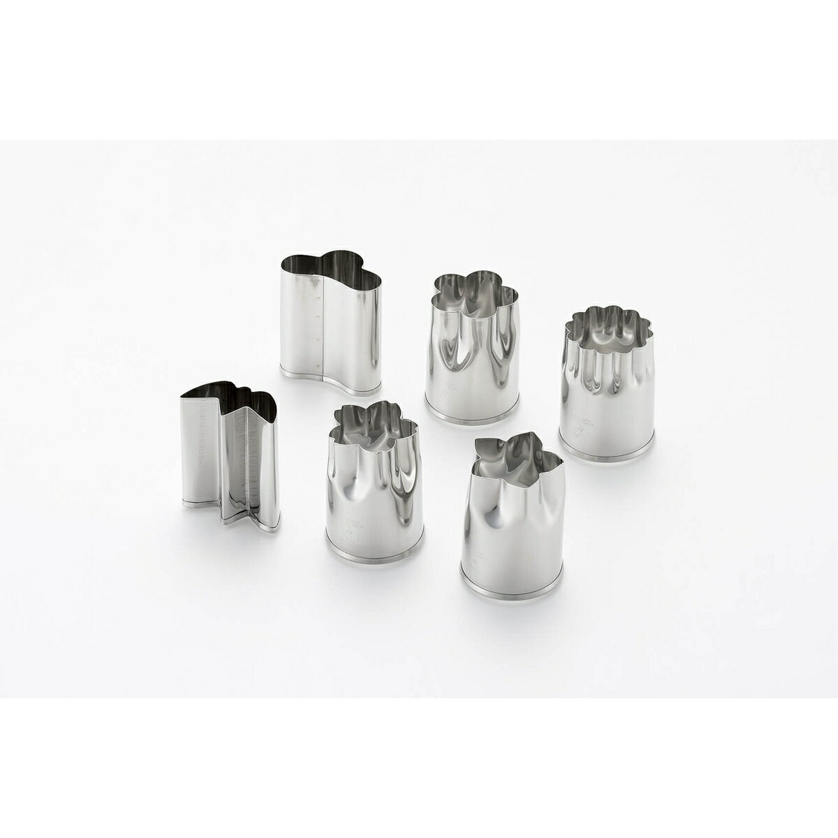 YOSHIKAWA ヨシカワ 料理のいろは 野菜抜き型 大 6pcs YJ2788
