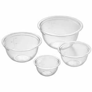 目盛り付レンジボウル4Pセット ニトリ