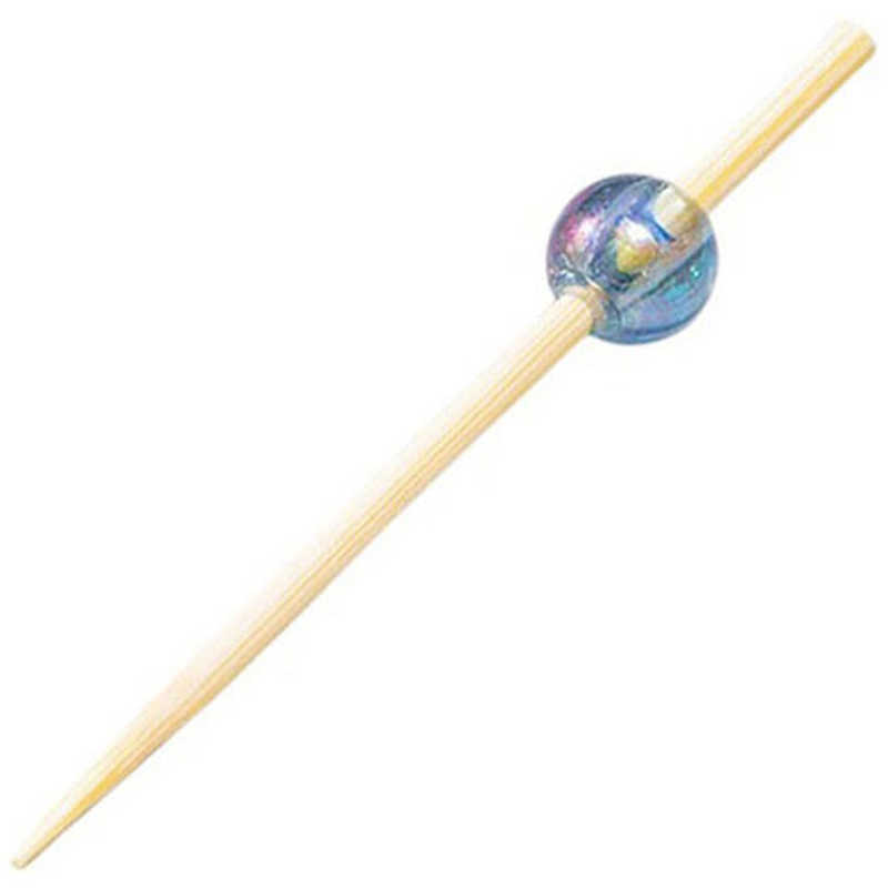 ヤマコー 用美 業務用 ビーズ串 5cm 青(50本入)yamaco21615 YAMACO21615