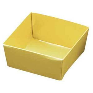 ヤマコー 重箱用 金色紙中子 6.5寸用 4割 G4 9x9xH4cm 23463 用美
