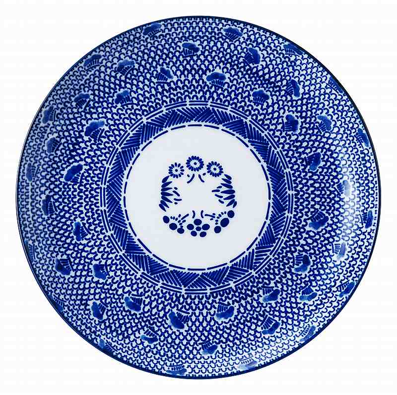 タイスキ 21cmメタ玉皿 50008005 KOYO 花伝 JAPANESE TABLEWARE vol.12
