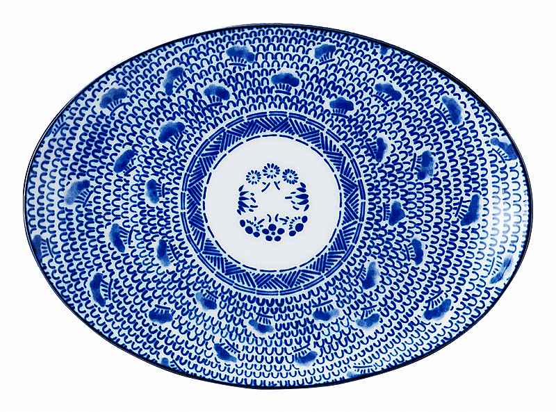 タイスキ 21cmプラター 50008044 KOYO 花伝 JAPANESE TABLEWARE vol.12