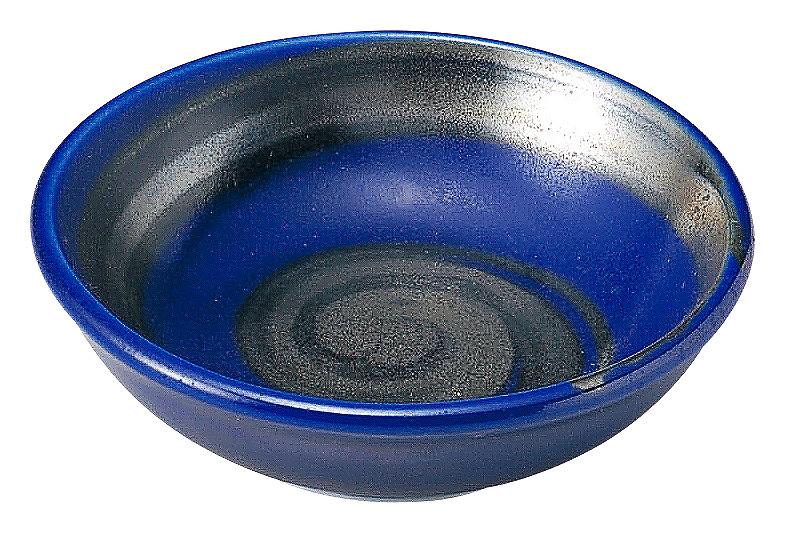 銀彩ブルー 8cm薬味皿 50079091 KOYO 花伝 JAPANESE TABLEWARE vol.12