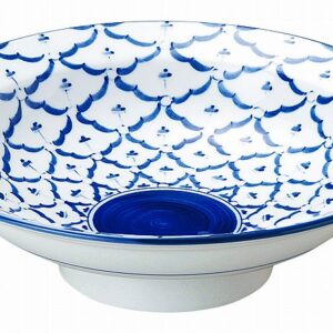 チェンマイ 22cm丸高台皿 50107077 KOYO 花伝 JAPANESE TABLEWARE vol.12