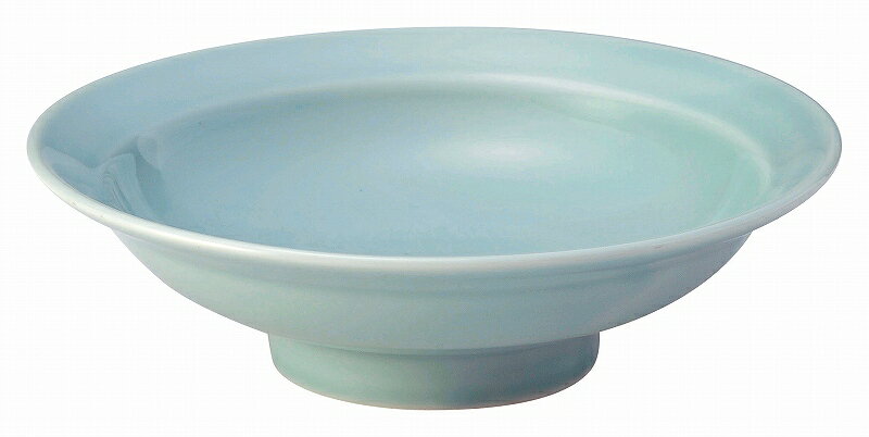 青彩 18.5cm丸高台皿 50180079 KOYO 花伝 JAPANESE TABLEWARE vol.12