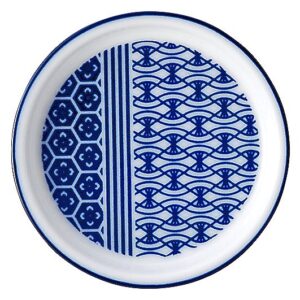 古青藍 藍波花 薬味皿 51282090 KOYO 花伝 JAPANESE TABLEWARE vol.12