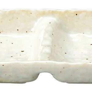 新粉引 石目2品盛 51520084 KOYO 花伝 JAPANESE TABLEWARE vol.12
