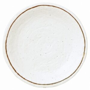 粉引ライン 石目19.5cm皿 51522010 KOYO 花伝 JAPANESE TABLEWARE vol.12