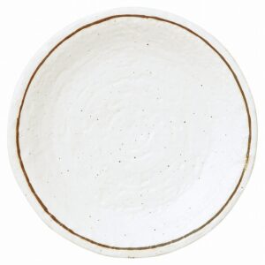 粉引ライン 石目16.5cm皿 51522012 KOYO 花伝 JAPANESE TABLEWARE vol.12