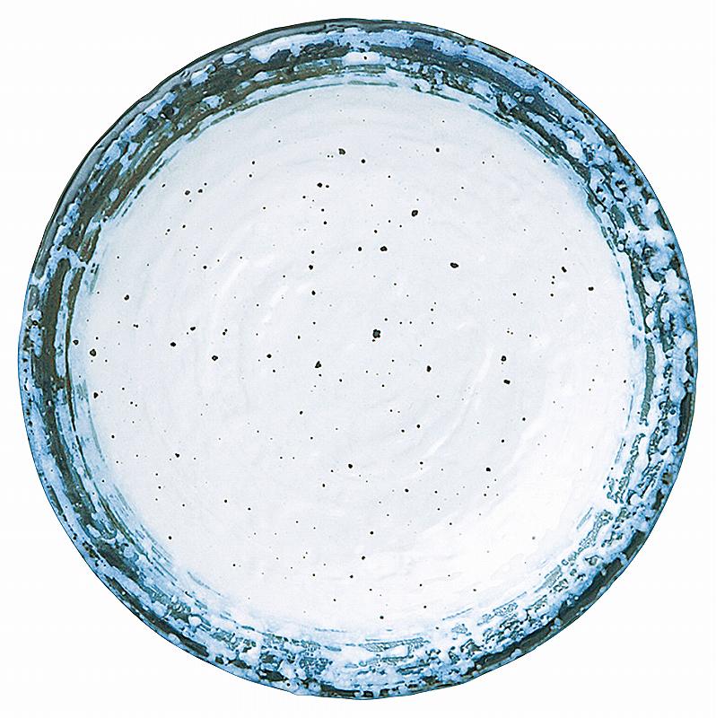なごり雪 石目19.5cm皿 51528010 KOYO 花伝 JAPANESE TABLEWARE vol.12