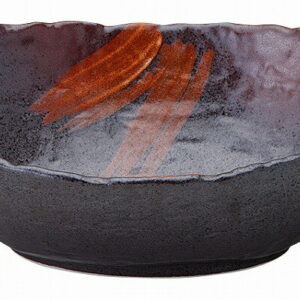白刷毛唐津 石目楕円鉢 中 51556072 KOYO 花伝 JAPANESE TABLEWARE vol.12