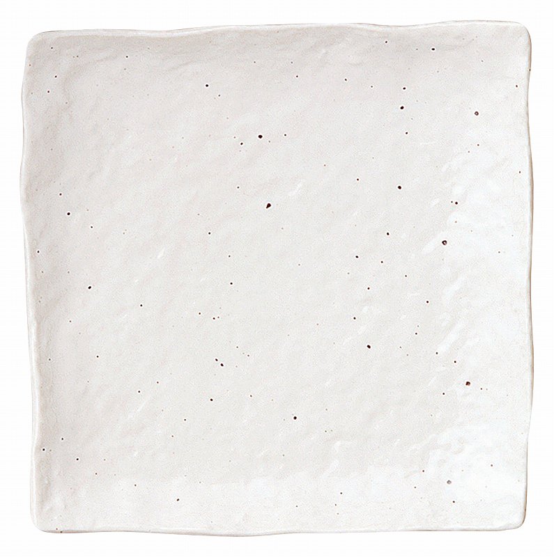 新粉引 石目17cm正角皿 51620063 KOYO 花伝 JAPANESE TABLEWARE vol.12