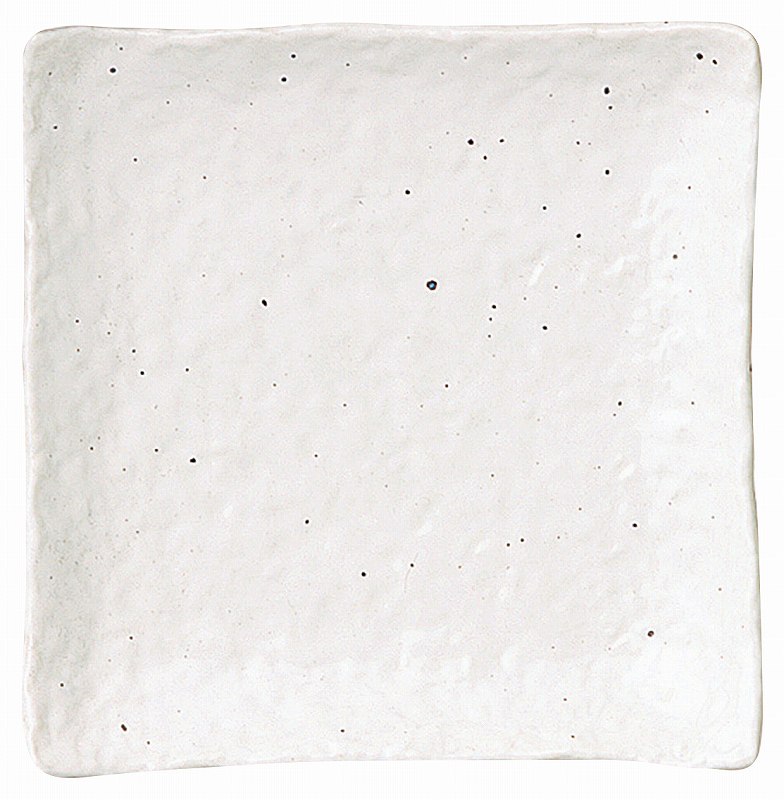 新粉引 石目14.5cm正角皿 51620065 KOYO 花伝 JAPANESE TABLEWARE vol.12