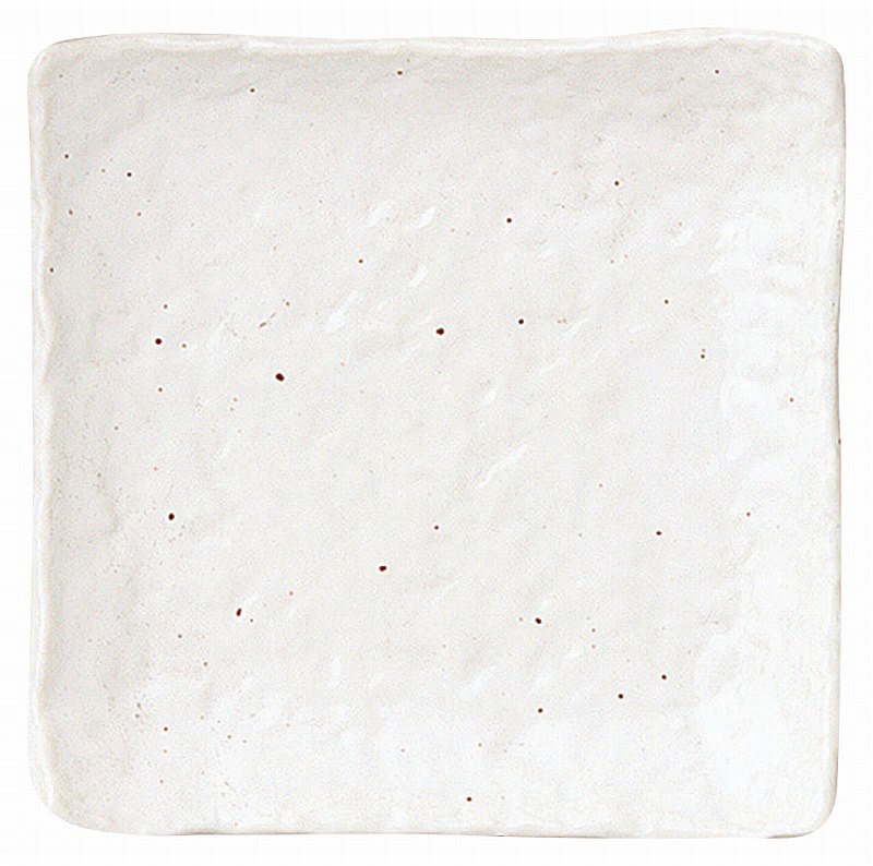 新粉引 石目12.5cm正角皿 51620068 KOYO 花伝 JAPANESE TABLEWARE vol.12