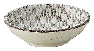古代粉引き 矢絣 9.5cm浅ボウル 52262016 KOYO 花伝 JAPANESE TABLEWARE vol.12