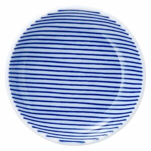 細縞 青 13cm丸皿 52281009 KOYO 花伝 JAPANESE TABLEWARE vol.12