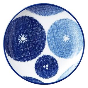 古青藍 藍花 13cm丸皿 52284109 KOYO 花伝 JAPANESE TABLEWARE vol.12