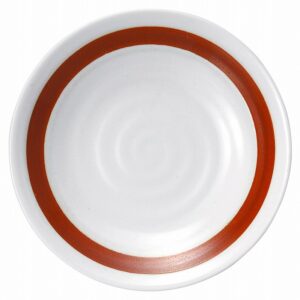 赤帯 リップル23.5cm皿 53114003 KOYO 花伝 JAPANESE TABLEWARE vol.12