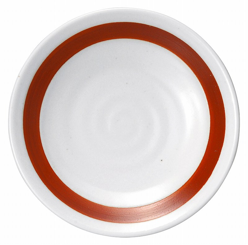 赤帯 リップル19.5cm皿 53114004 KOYO 花伝 JAPANESE TABLEWARE vol.12