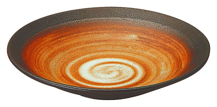 志野化粧 リップル19.5cm皿 53135004 KOYO 花伝 JAPANESE TABLEWARE vol.12