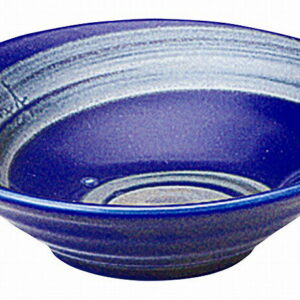 銀彩ブルー リップル11cm鉢 53179059 KOYO 花伝 JAPANESE TABLEWARE vol.12