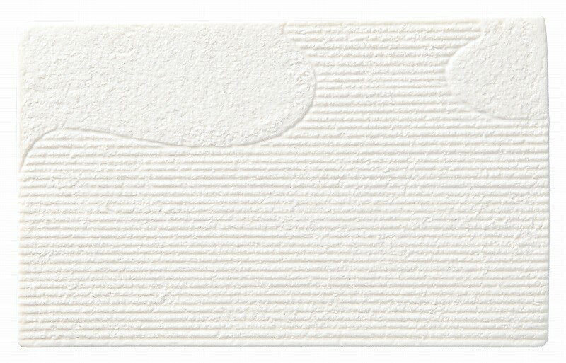 雪山水 24cm平長角皿 53702003 KOYO 花伝 JAPANESE TABLEWARE vol.12